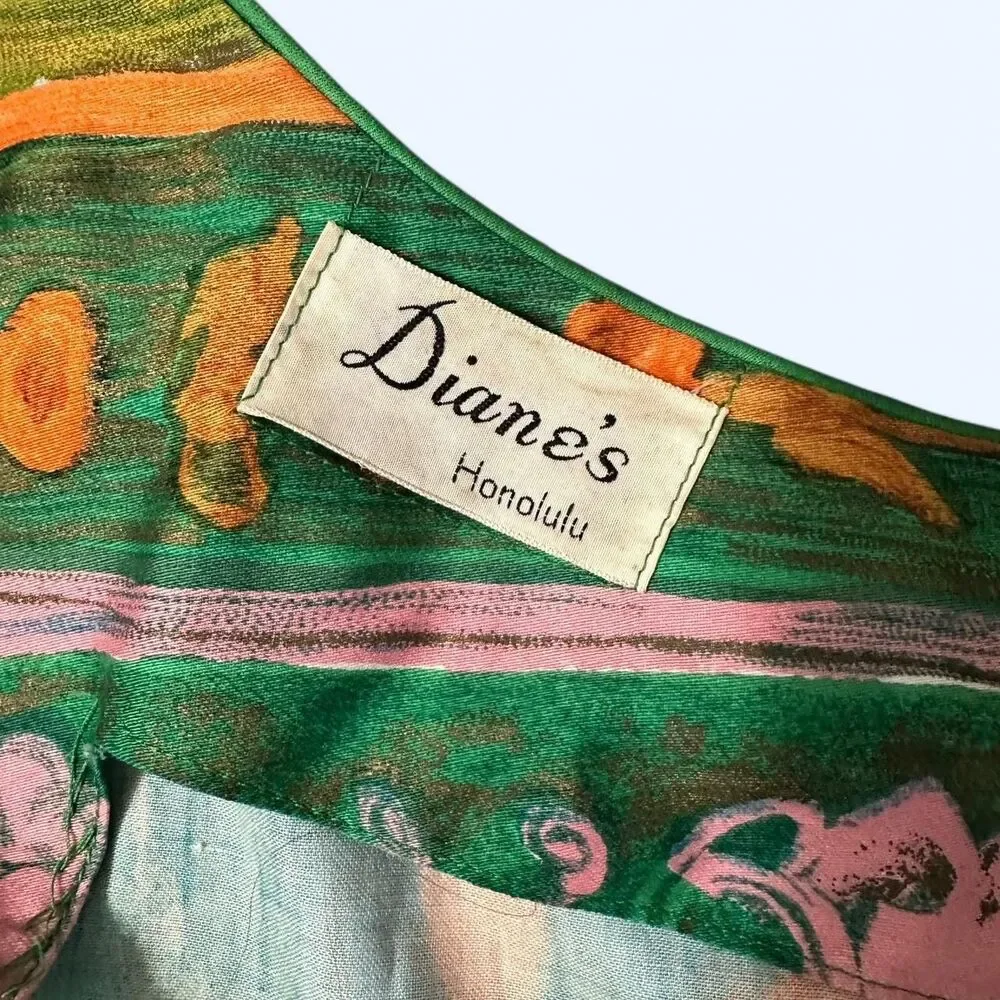 Vintage Diane’s Honolulu Maxi Dress - M - Picture 4 of 7